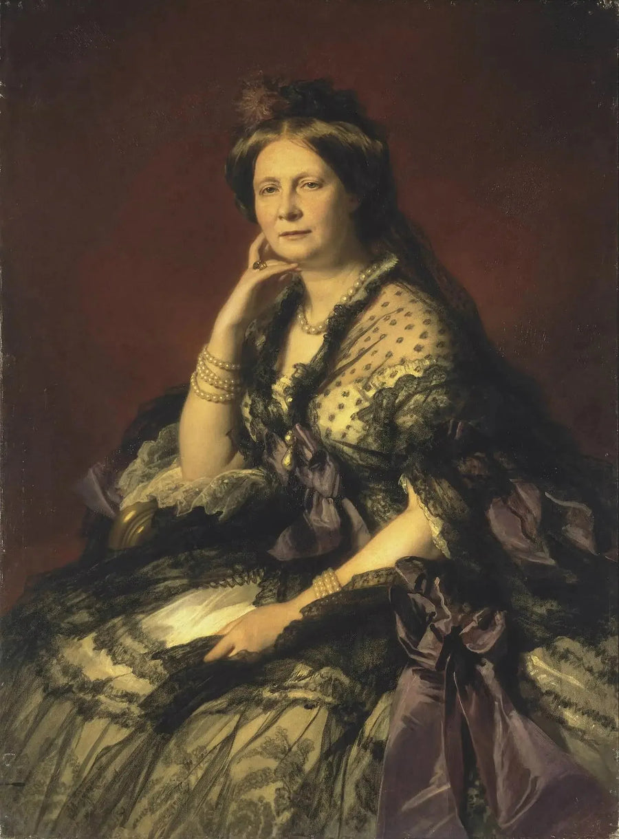 Porträtt av storhertiginnan Elena Pavlovna - Franz Xaver Winterhalter