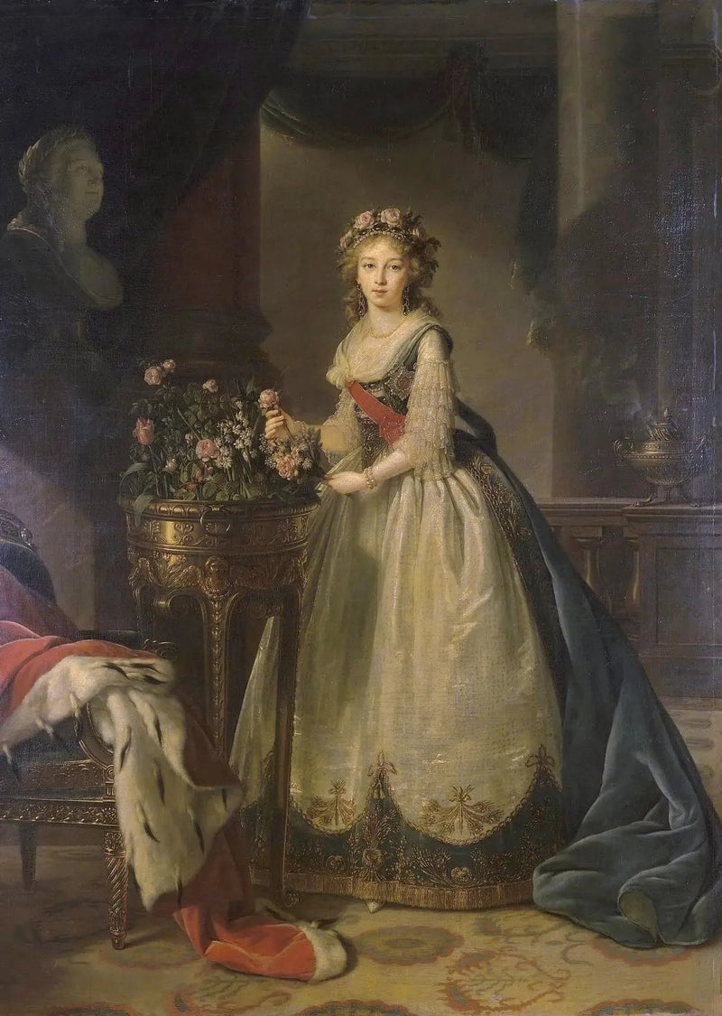 Porträtt av storhertiginnan Elizaveta Alexeyevna - Élisabeth Vigée Le Brun
