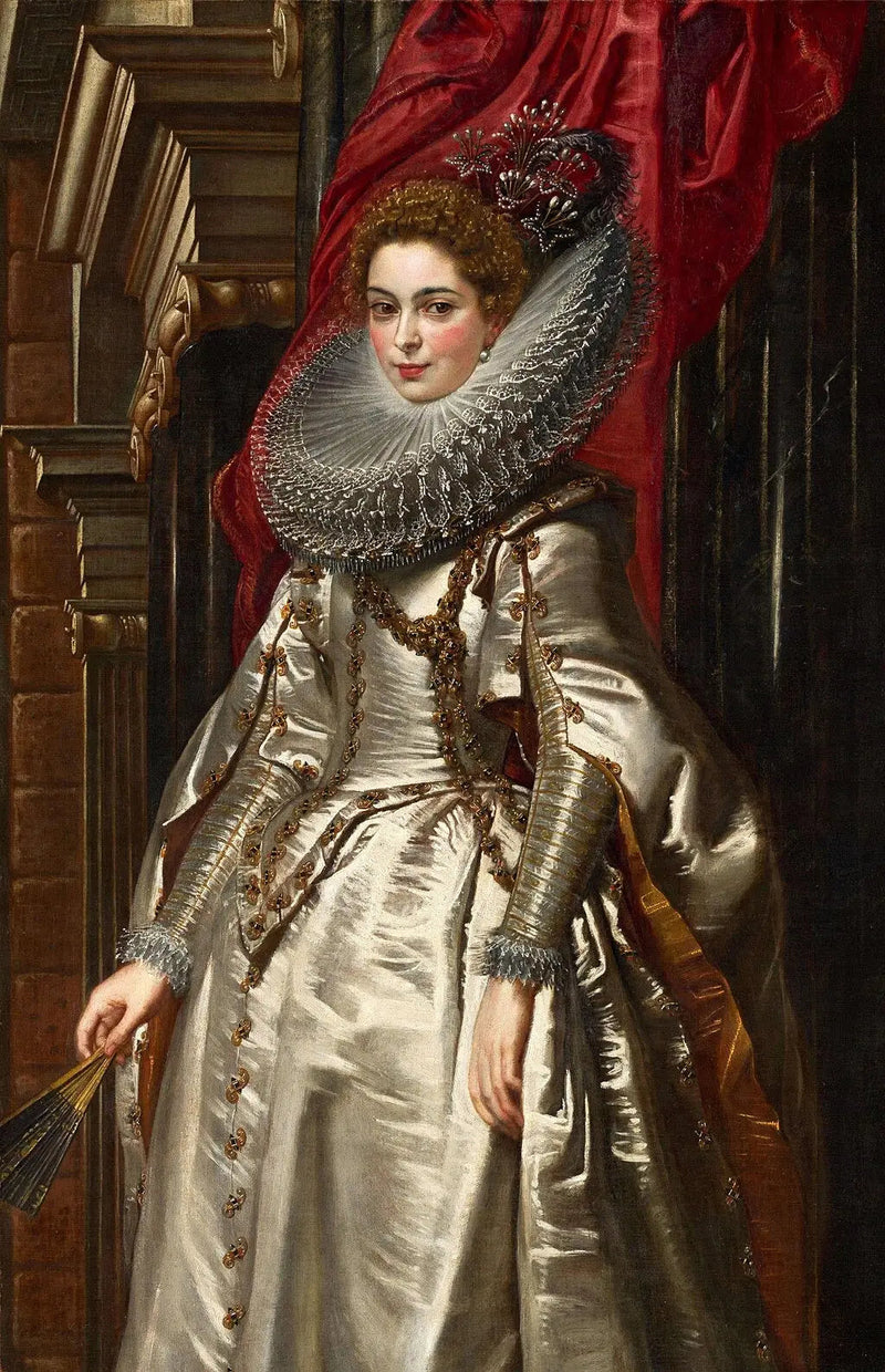 Porträtt av marchesa Brigida Spinola Doria - Peter Paul Rubens