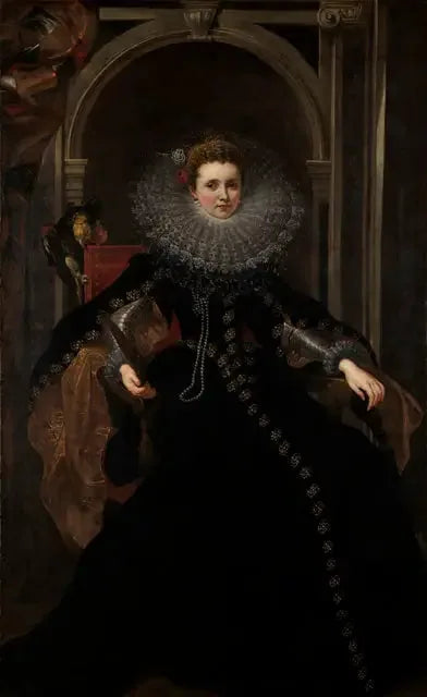 Porträtt av markisen Veronica Spinola Doria - Peter Paul Rubens