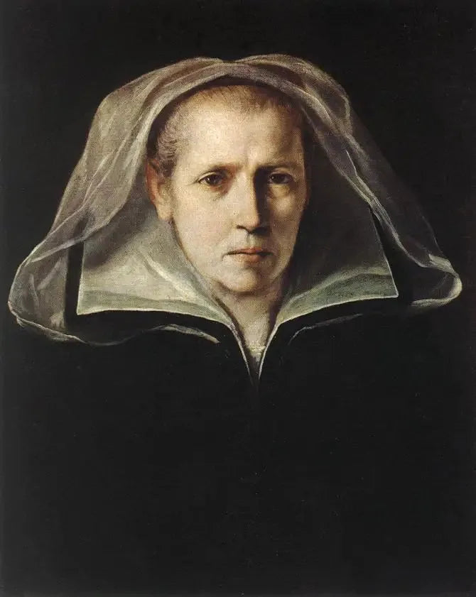 Porträtt av konstnärens mor - Guido Reni