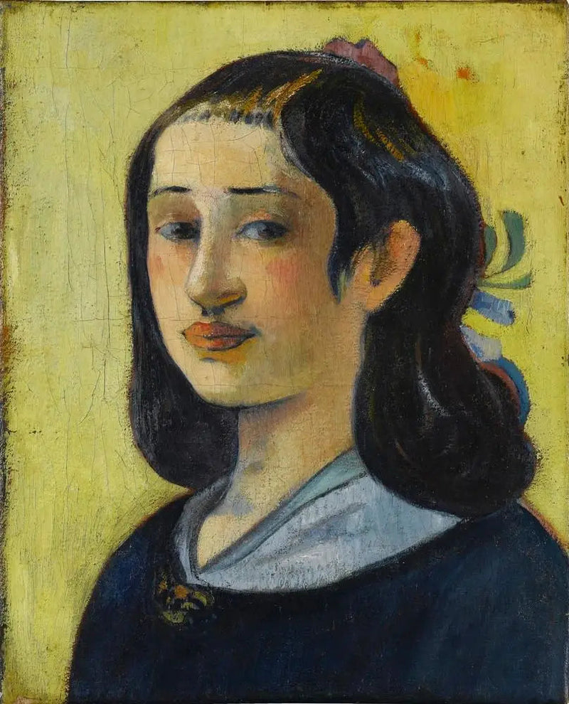 Porträtt av konstnärens mor - Paul Gauguin