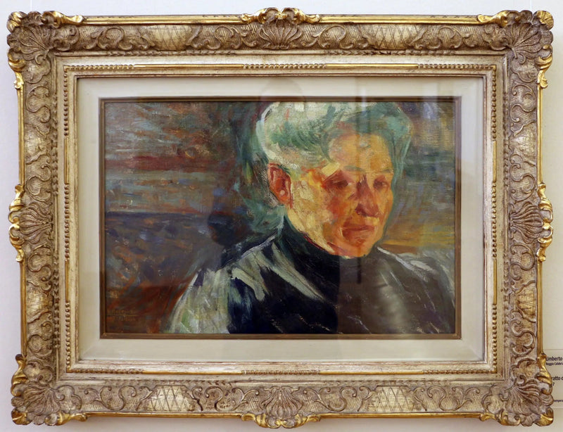Porträtt av modern - Umberto Boccioni