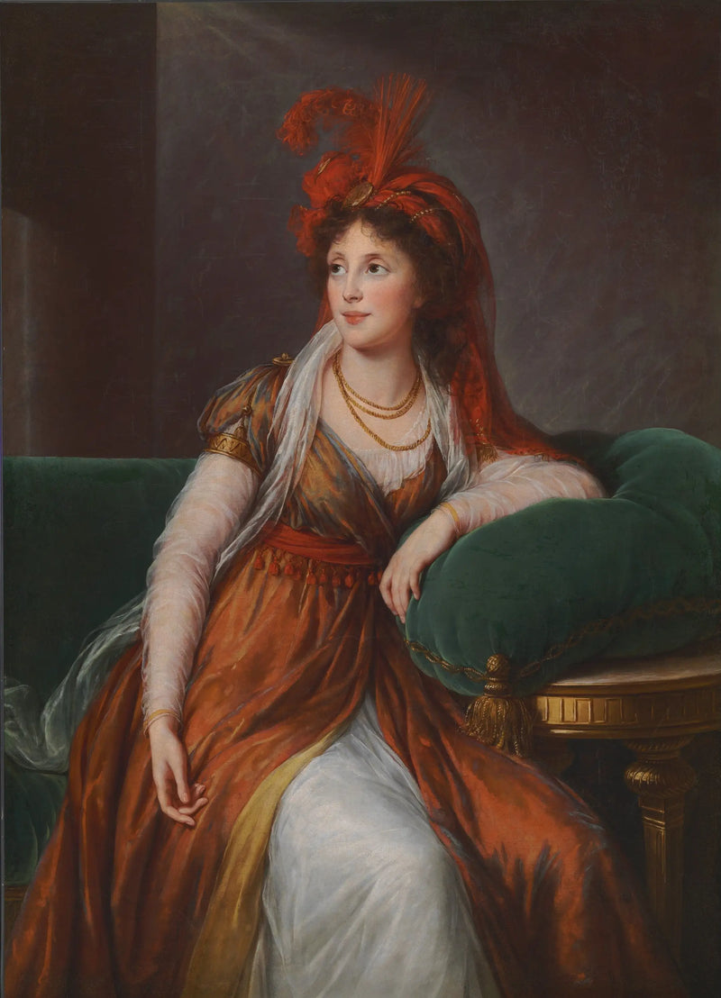 Porträtt av prinsessan Anna Alexandrovna Golytsyna - Élisabeth Vigée Le Brun