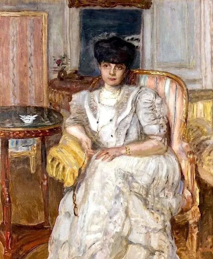 Porträtt av prinsessan Hélène de Caraman-Chimay - Pierre Bonnard