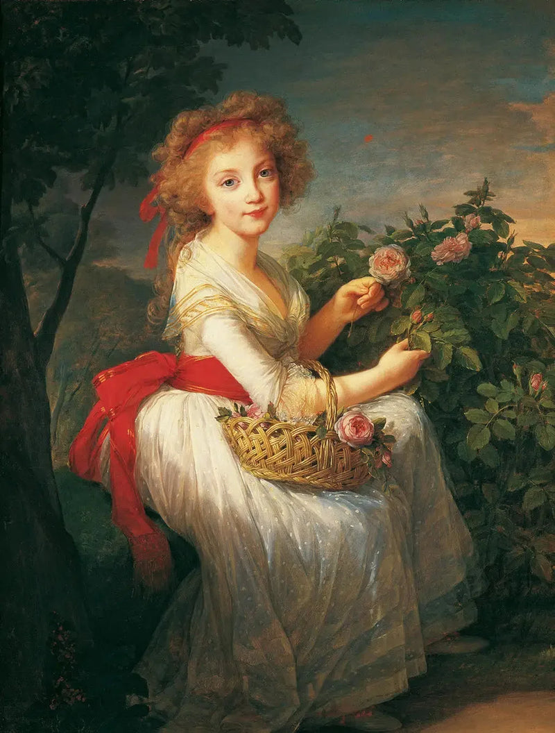 Porträtt av prinsessan Maria Cristina - Élisabeth Vigée Le Brun