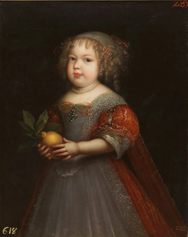 Porträtt av prinsessan Marie-Thérèse av Frankrike (1667-1672) - Jean Nocret