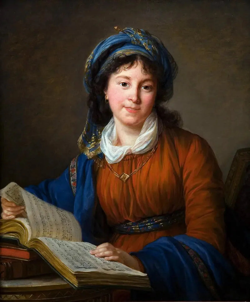Porträtt av prinsessan Natalia Ivanovna Kourakina, född Golovina - Élisabeth Vigée Le Brun