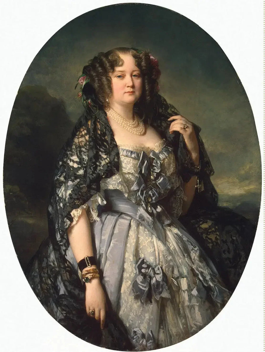 Porträtt av prinsessan Sophia Radzivil - Franz Xaver Winterhalter