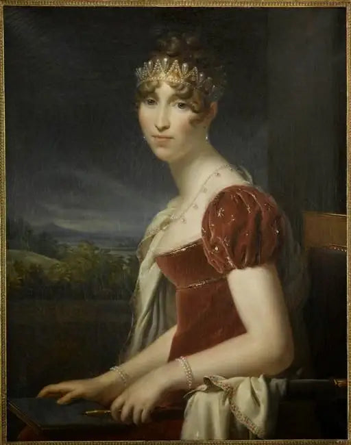 Porträtt av drottning Hortense - François Gérard