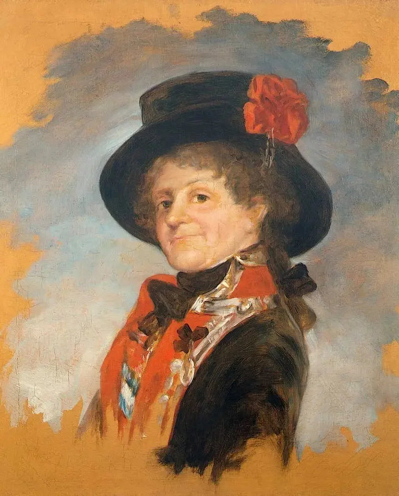 Porträtt av drottning Maria-Louise av Spanien - Francisco de Goya
