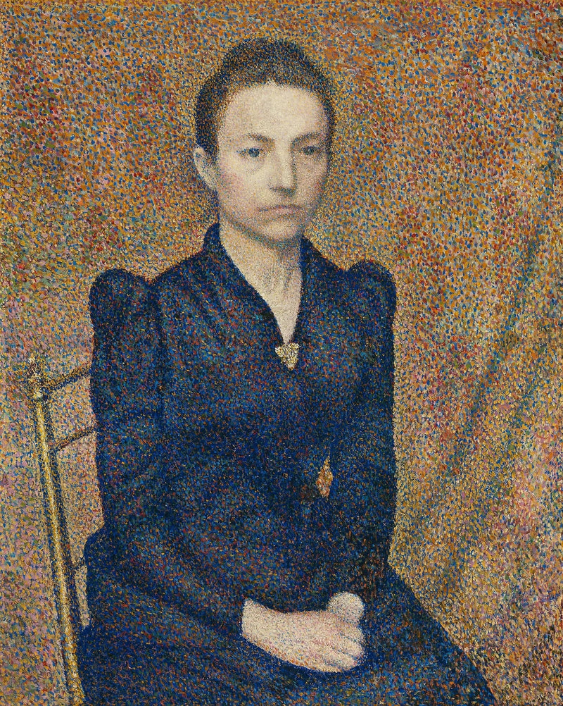 Porträtt av konstnärens syster - Georges Lemmen