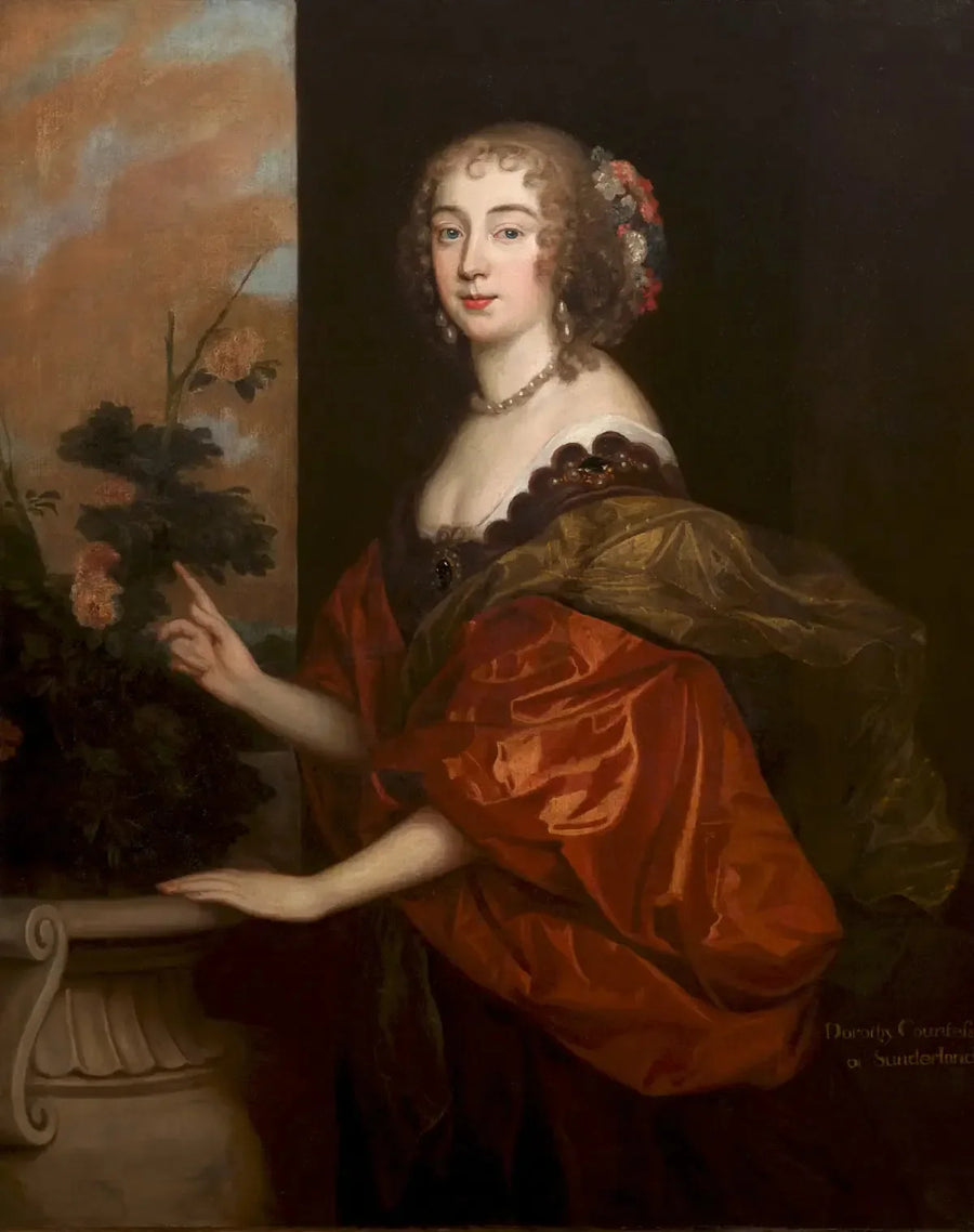 Porträtt av Lady Dorothy Sidney - Antoine van Dyck