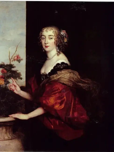Porträtt av Lady Dorothy Sidney, Lady Spencer, earlinna av Sunderland (1617-1684) - Antoine van Dyck
