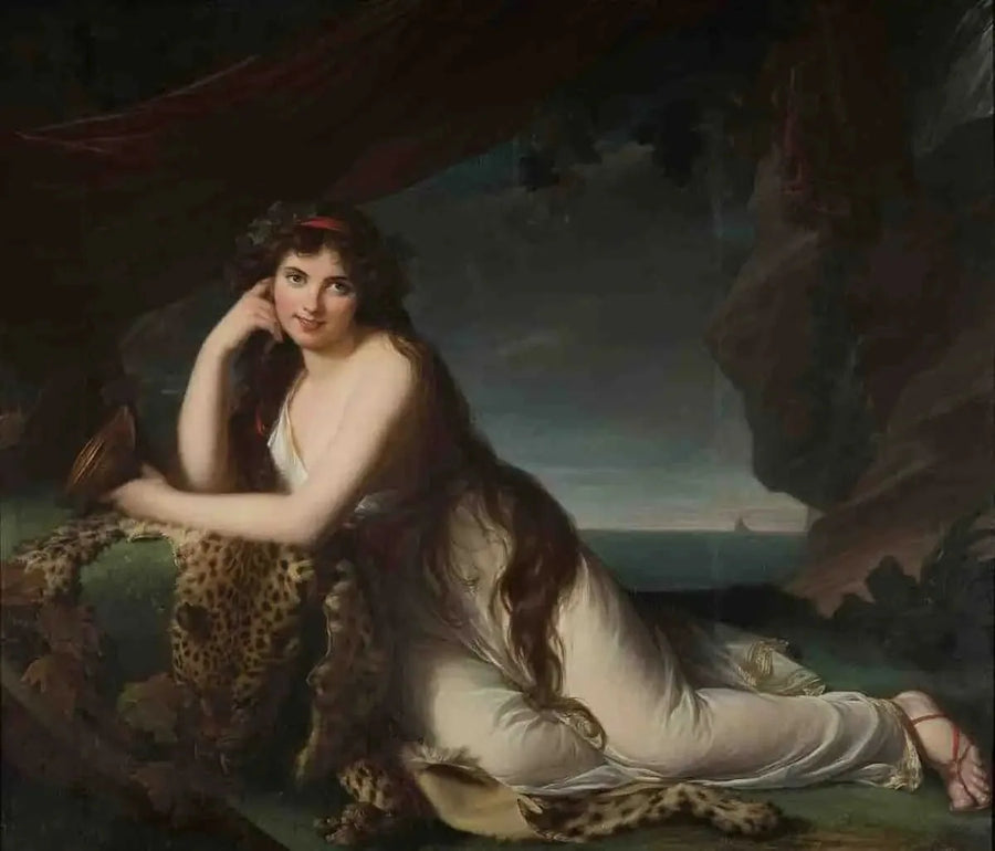 Porträtt av Lady Hamilton (1761-1815) - Élisabeth Vigée Le Brun
