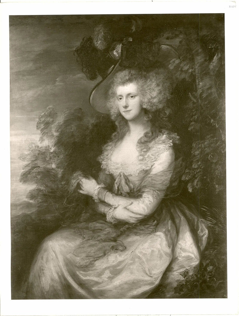 Porträtt av Lady Hibbert - Thomas Gainsborough