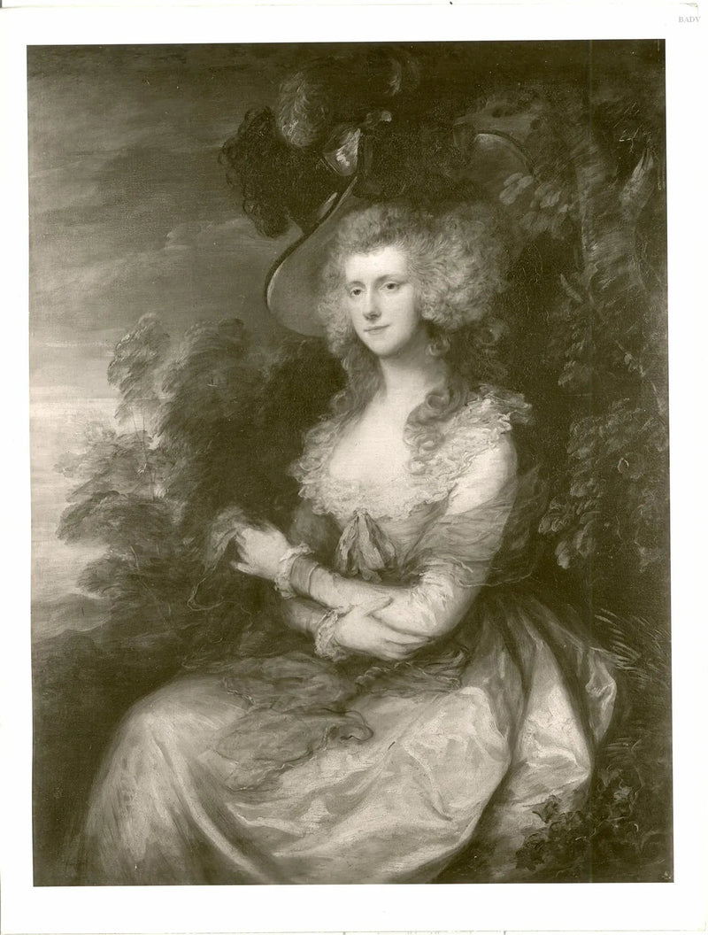 Porträtt av Lady Hibbert - Thomas Gainsborough
