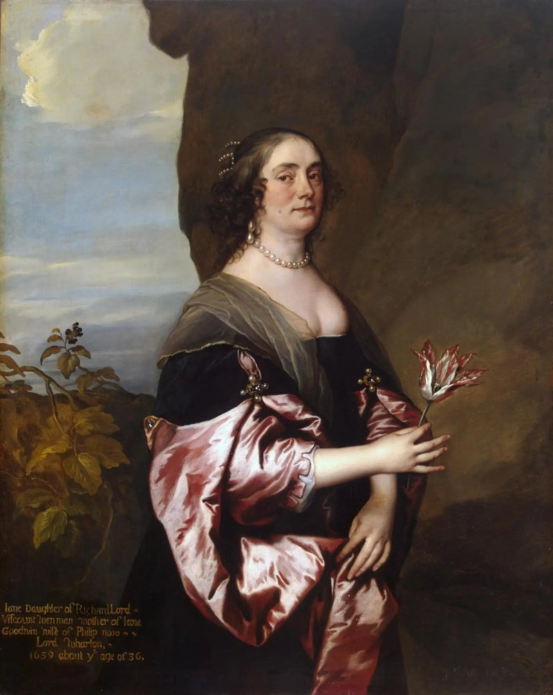 Porträtt av Lady Jane Goodwin - Antoine van Dyck