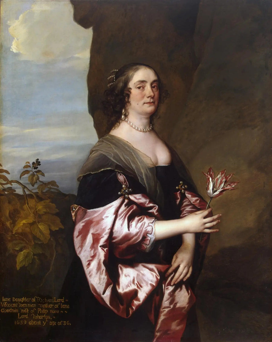 Porträtt av Lady Jane Goodwin - Antoine van Dyck