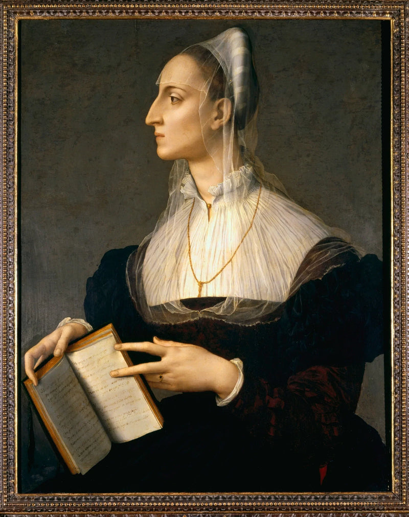 Porträtt av Laura Battiferri - Bronzino