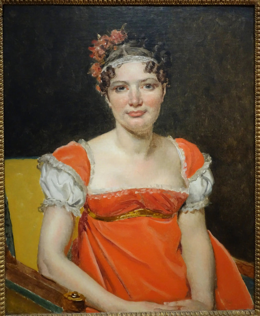 Porträtt av Laure-Émilie-Félicité David, Baronesse Meunier - Jacques-Louis David