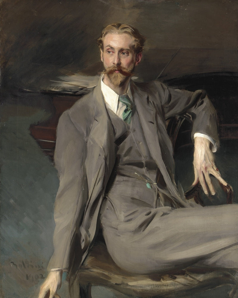 Porträtt av Lawrence Alexander Harrison - Giovanni Boldini