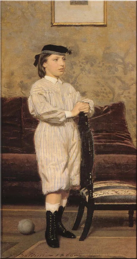 Porträtt av Leonetto Banti - Giovanni Boldini