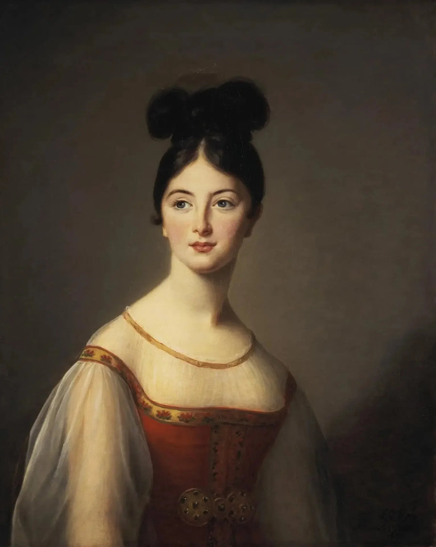 Porträtt av Léontine de Rivière - Élisabeth Vigée Le Brun