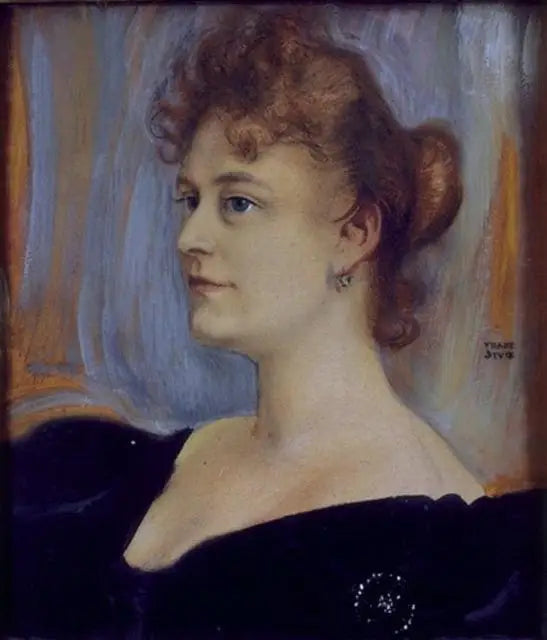 Porträtt av Lillian Sanderson - Franz Von Stuck