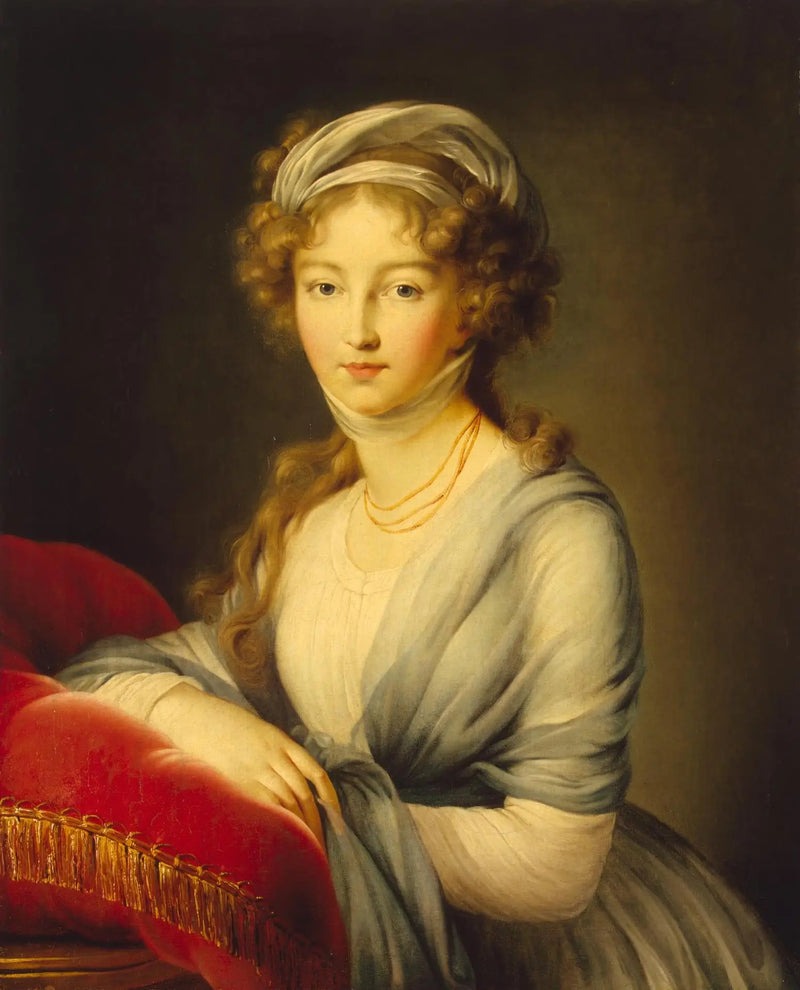 Kejsarinnans porträtt Elizaveta Alekseyevna - Élisabeth Vigée Le Brun