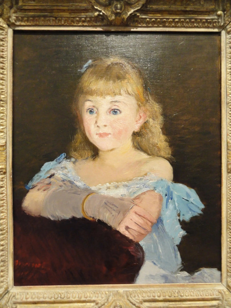 Porträtt av Lise Campineanu - Édouard Manet