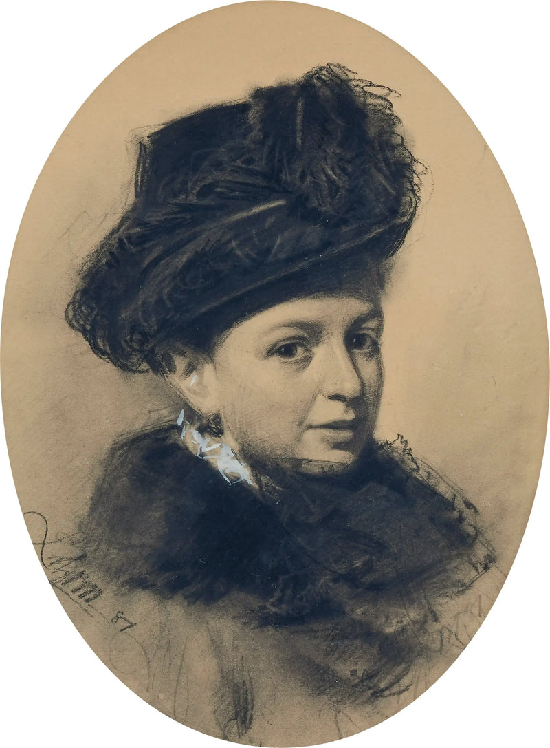 Porträtt av Lisen Samson - Anders Zorn