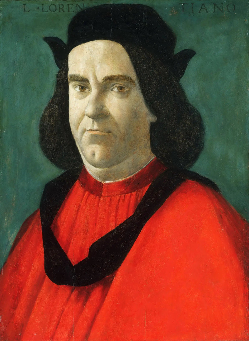 Porträtt av Lorenzo di Ser Piero Lorenzi - Sandro Botticelli