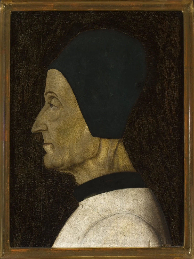 Porträtt av Lorenzo Giustiniani - Gentile Bellini