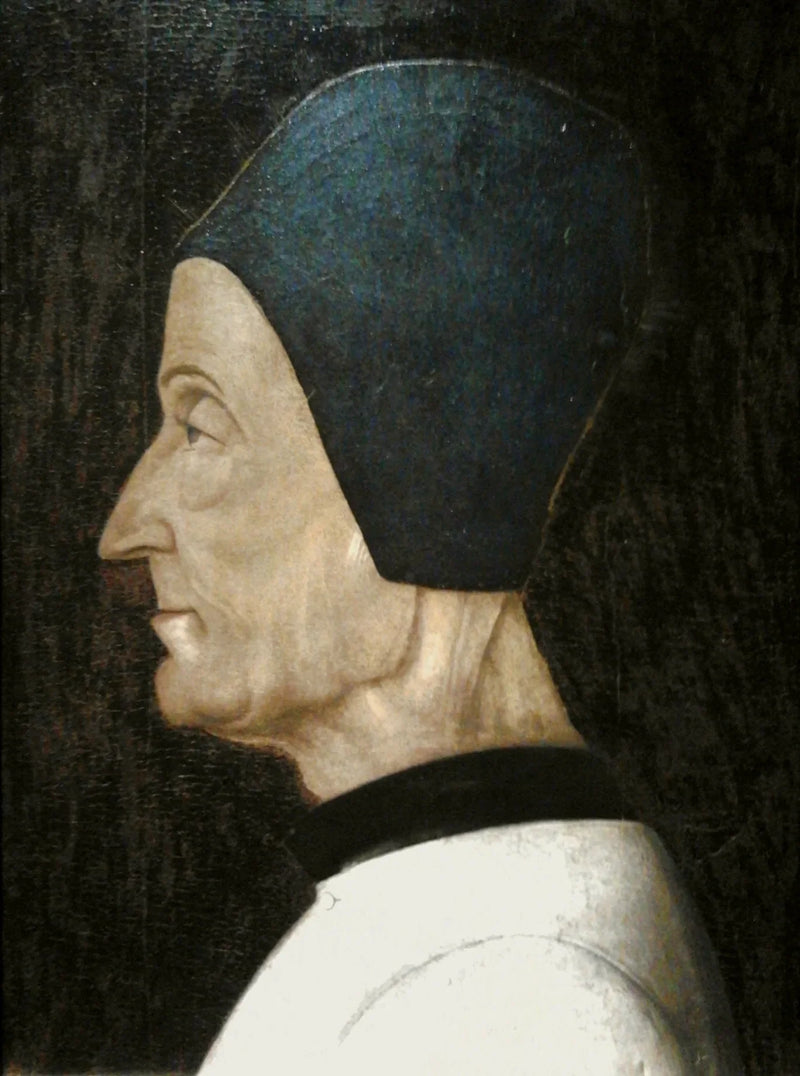 Porträtt av Lorenzo Giustiniani - Gentile Bellini