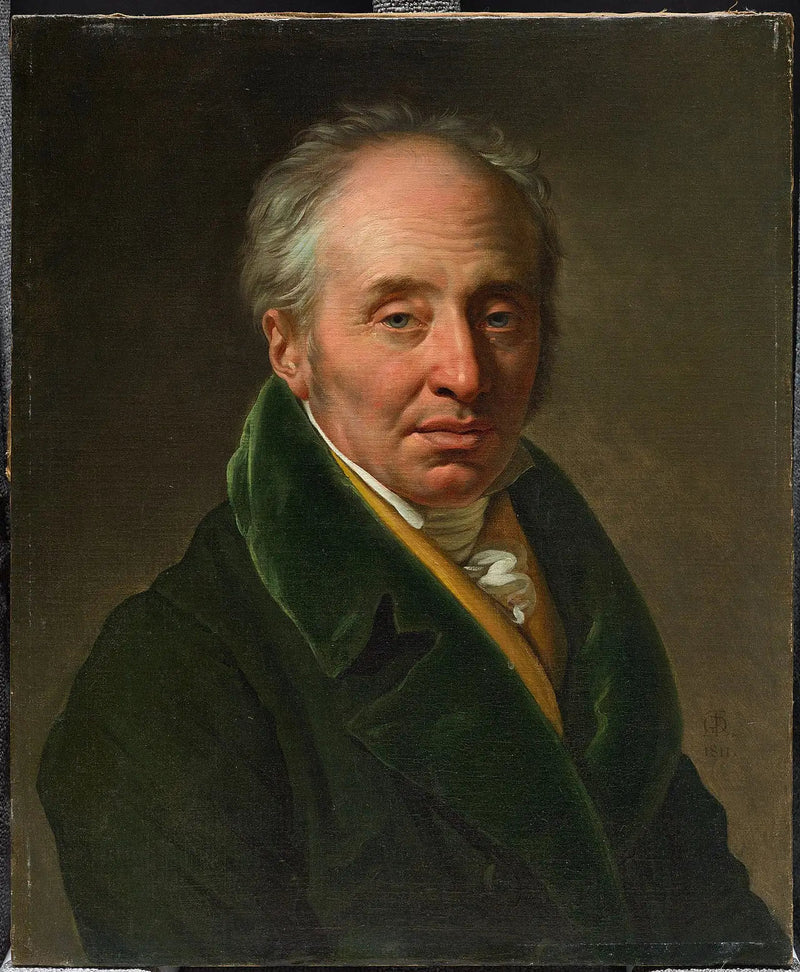 Porträtt av Louis-Charles Balzac - Anne-Louis Girodet