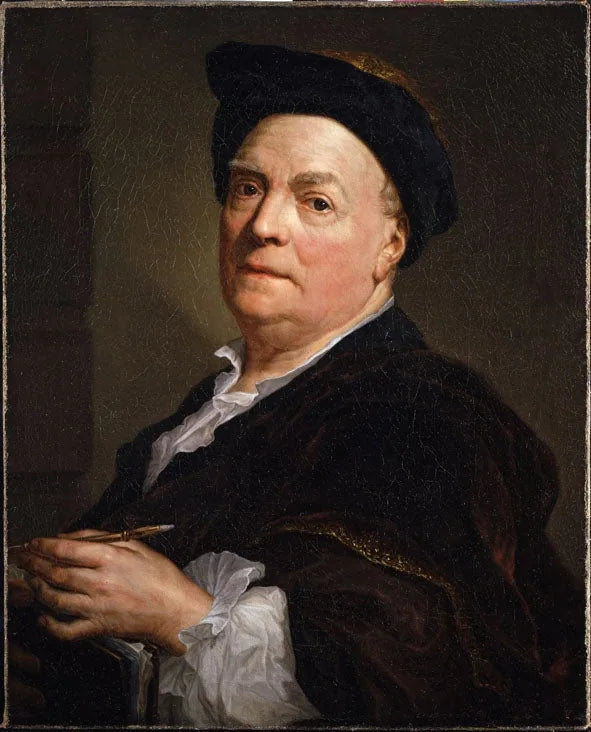 Porträtt av Louis du Silvestre - Anton Raphael Mengs