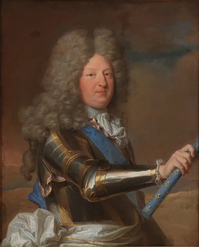 Porträtt av Louis av Frankrike, Store Dauphin (1661-1711) - Hyacinthe Rigaud