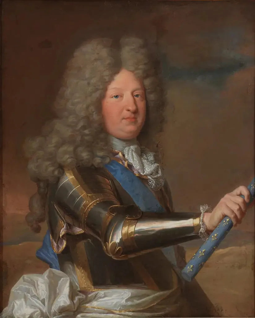 Porträtt av Louis av Frankrike, Store Dauphin (1661-1711) - Hyacinthe Rigaud