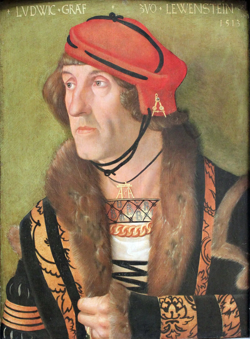 Porträtt av Louis I, greve av Löwenstein - Hans Baldung Grien