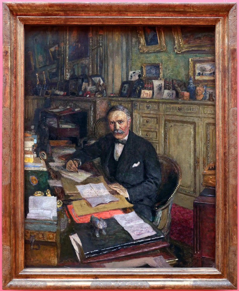 Porträtt av Louis Loucheur - Édouard Vuillard