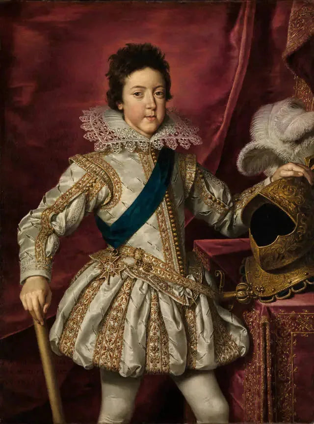 Porträtt av Ludvig XIII - Frans Pourbus den yngre