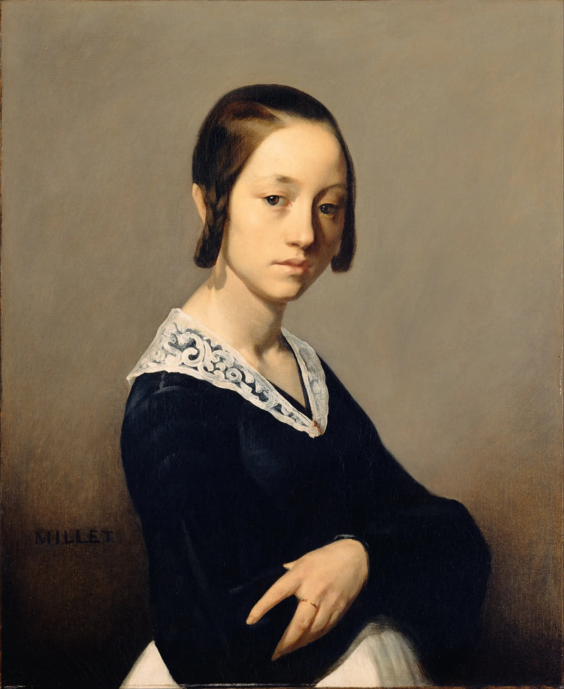 Porträtt av Louise-Antoinette Feuardent - Jean-François Millet