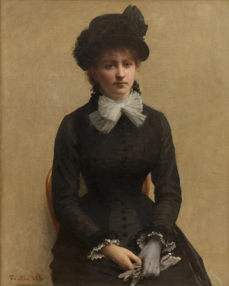 Porträtt av Louise Riesener - Henri Fantin-Latour
