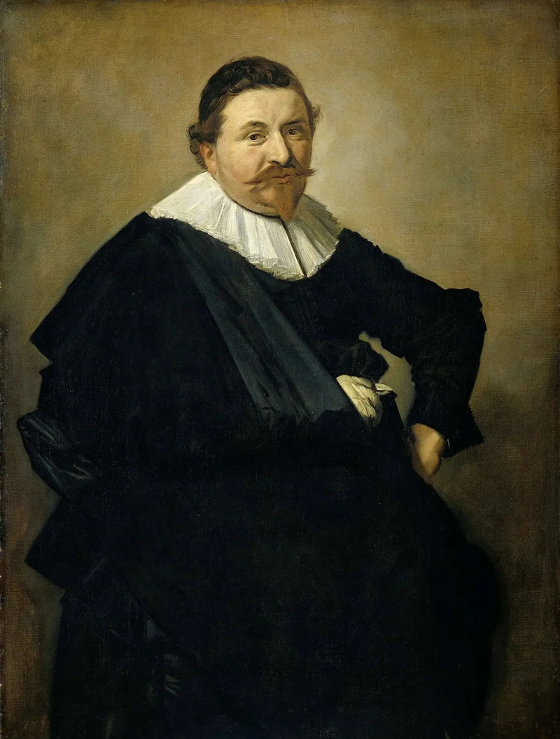 Porträtt av Lucas de Clercq (....-1652) - Frans Hals