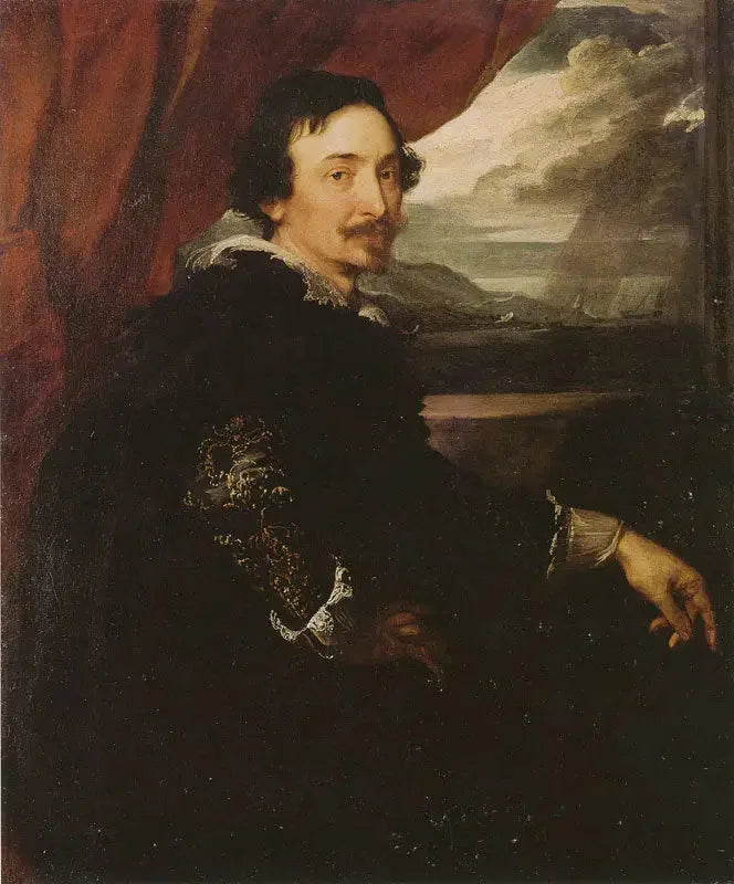Porträtt av Lucas van Uffelen - Antoine van Dyck