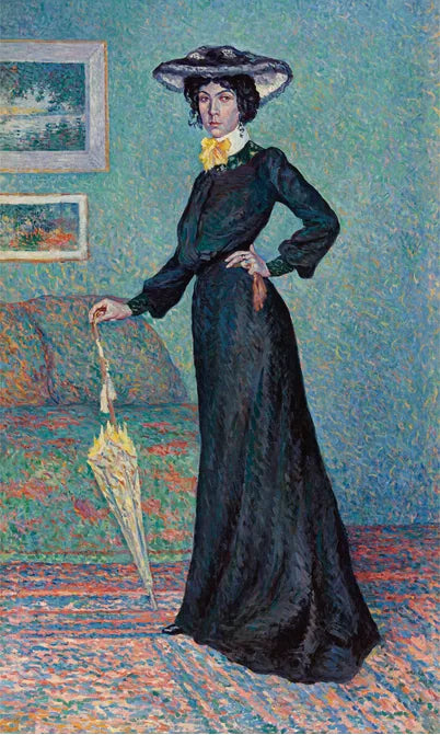 Porträtt av Lucie Cousturier - Maximilien Luce