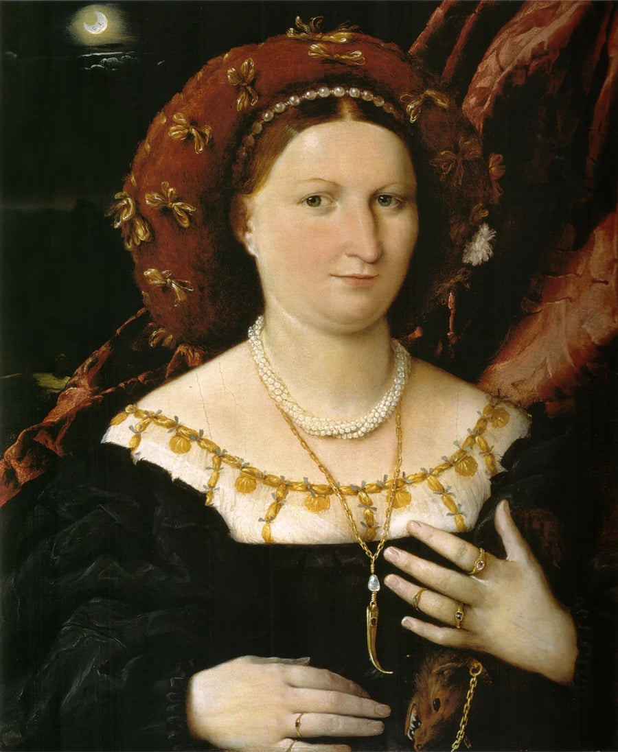 Porträtt av Lucina Brembati - Lorenzo Lotto