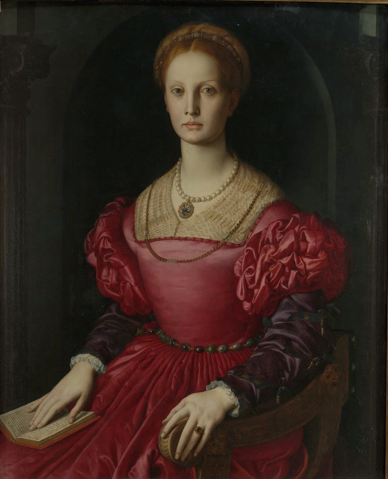Porträtt av Lucrèce Panciatichi - Bronzino