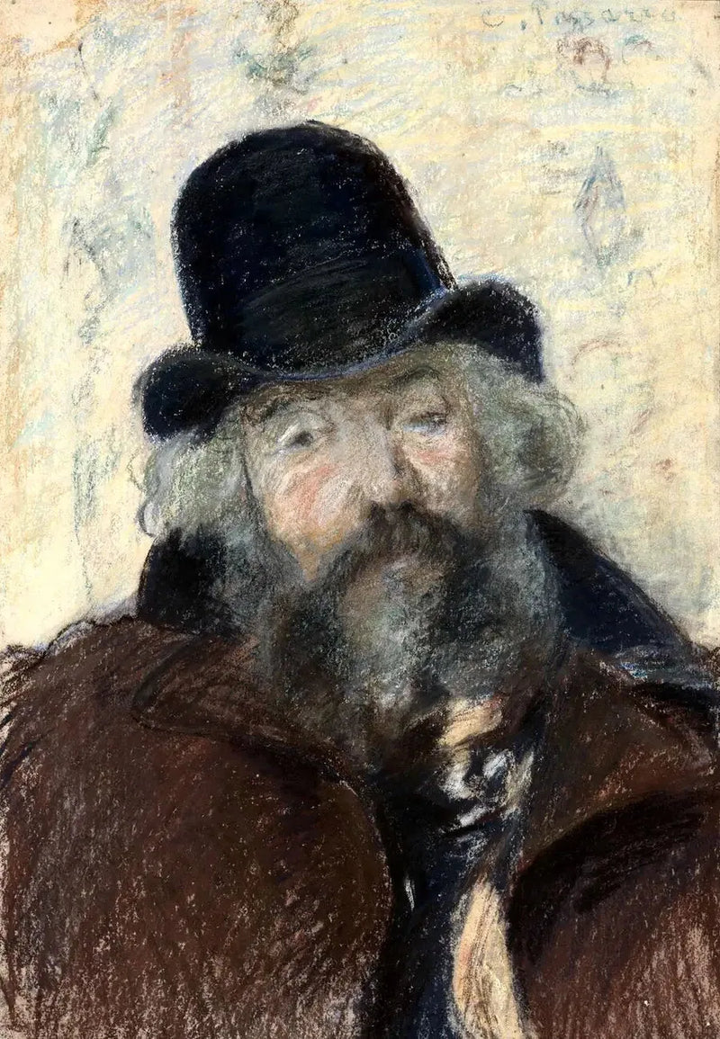 Porträtt av Ludovic Piette - Camille Pissarro